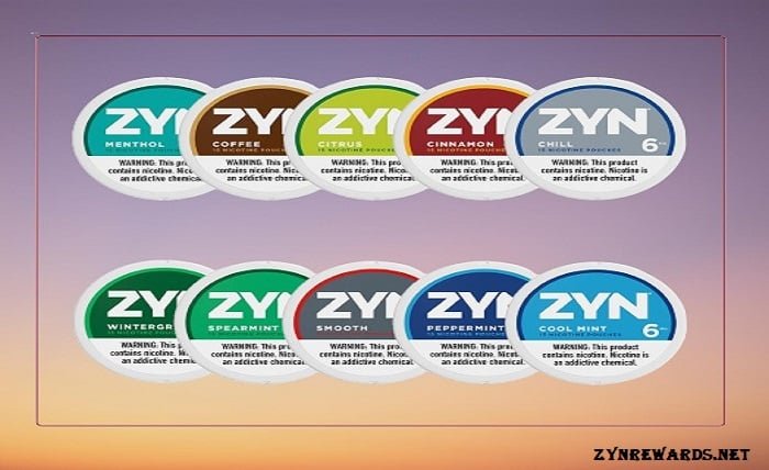 zyn rewards list