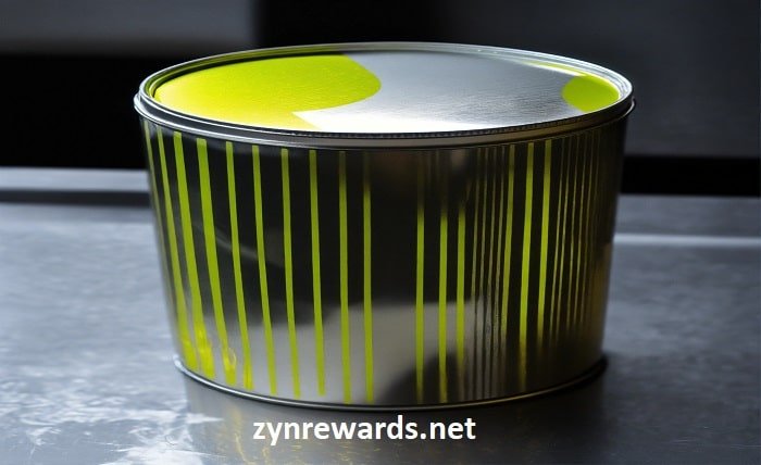 metal zyn container